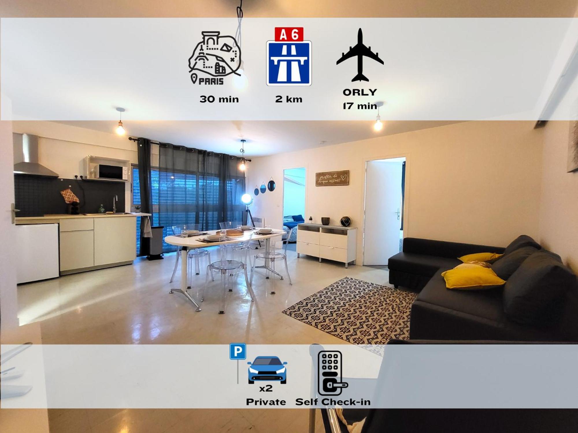 Les Entrepreneurs - Appartements Neufs Et Spacieux, Proche Rer C Et Aeroport Orly Morangis  Exterior photo